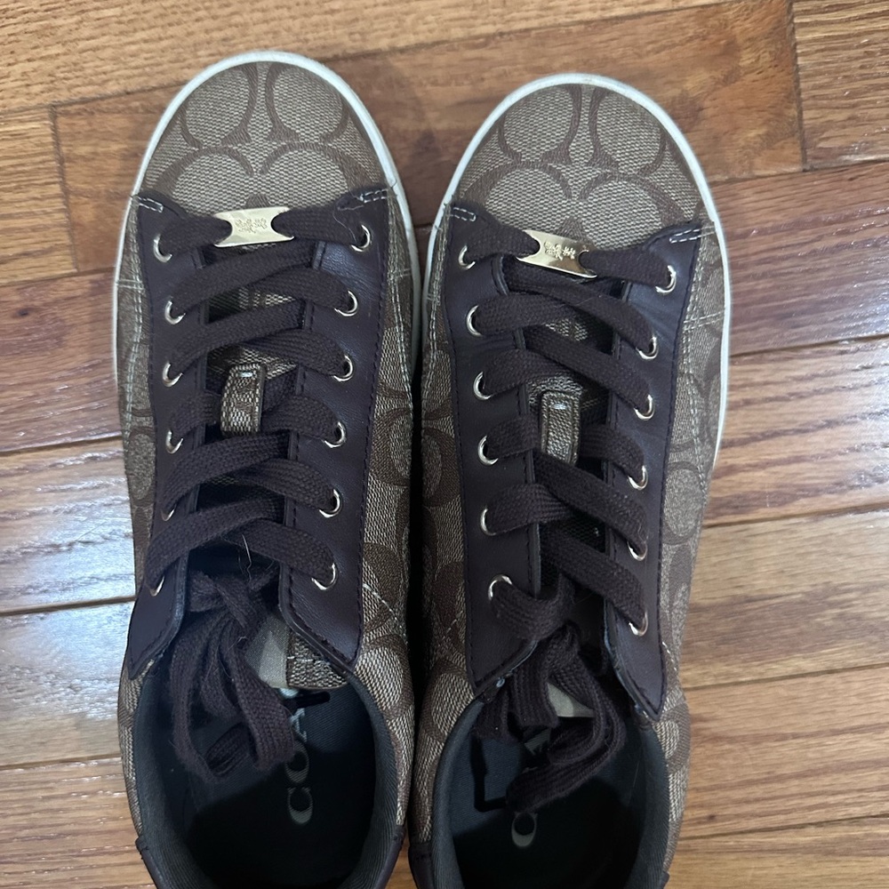 Brown Monogram Sneakers